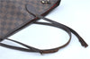 Authentic Louis Vuitton Damier Neverfull MM Tote Bag N51105 LV Junk H9048