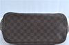 Authentic Louis Vuitton Damier Neverfull MM Tote Bag N51105 LV Junk H9048