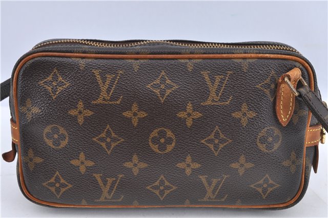 Auth Louis Vuitton Monogram Marly Bandouliere Shoulder Cross Bag M51828 LV H9051