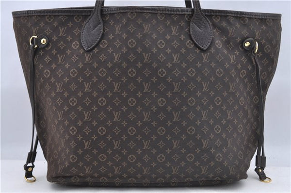 Auth Louis Vuitton Monogram Idylle Neverfull MM Tote Bag Brown M40513 LV H9053