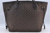 Auth Louis Vuitton Monogram Idylle Neverfull MM Tote Bag Brown M40513 LV H9053