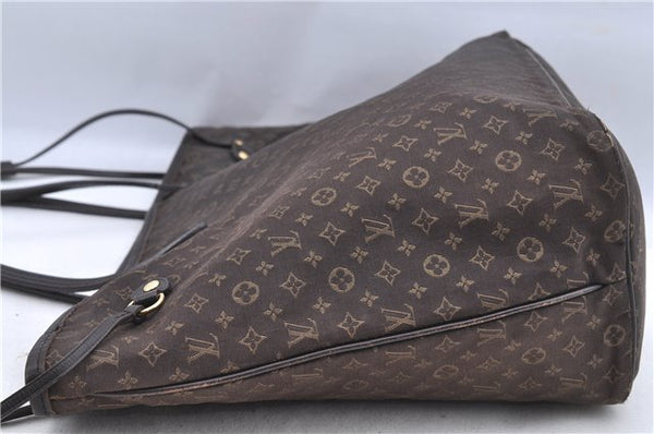 Auth Louis Vuitton Monogram Idylle Neverfull MM Tote Bag Brown M40513 LV H9053