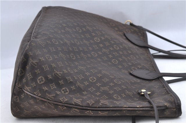 Auth Louis Vuitton Monogram Idylle Neverfull MM Tote Bag Brown M40513 LV H9053