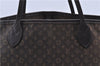 Auth Louis Vuitton Monogram Idylle Neverfull MM Tote Bag Brown M40513 LV H9053