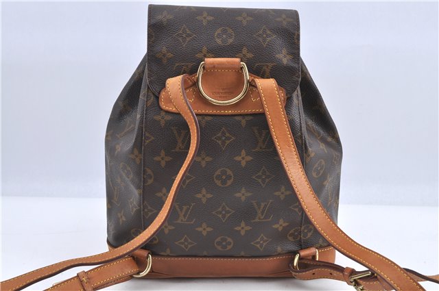 Authentic Louis Vuitton Monogram Montsouris MM Backpack M51136 LV H9054