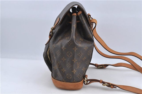 Authentic Louis Vuitton Monogram Montsouris MM Backpack M51136 LV H9054