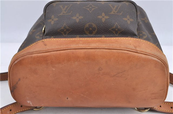 Authentic Louis Vuitton Monogram Montsouris MM Backpack M51136 LV H9054