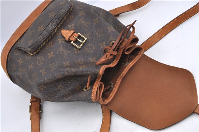 Authentic Louis Vuitton Monogram Montsouris MM Backpack M51136 LV H9054