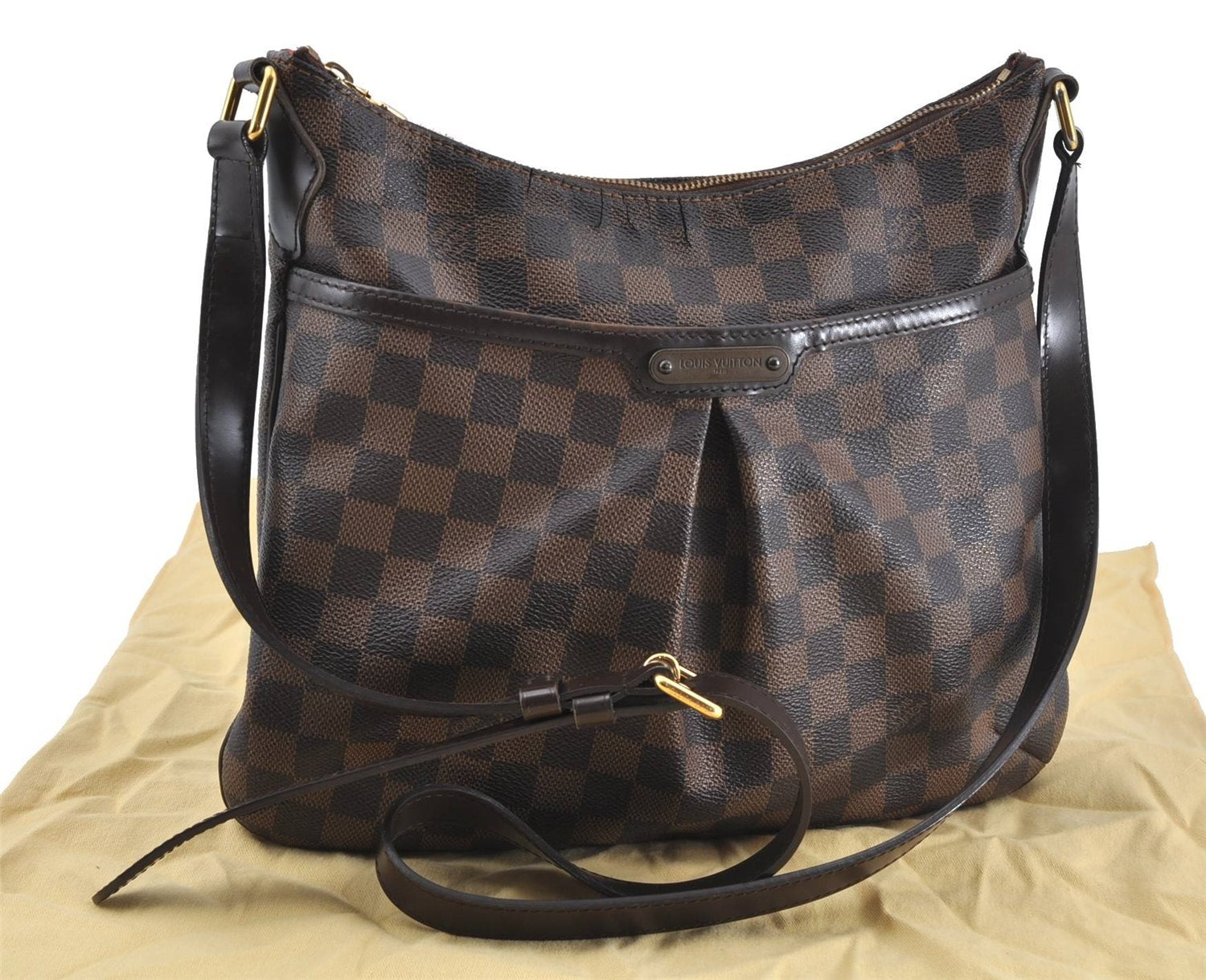 Auth Louis Vuitton Damier Bloomsbury PM Shoulder Cross Body Bag N42251 LV H9055