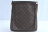 Authentic Louis Vuitton Monogram Musette Shoulder Cross Body Bag M51256 LV H9057