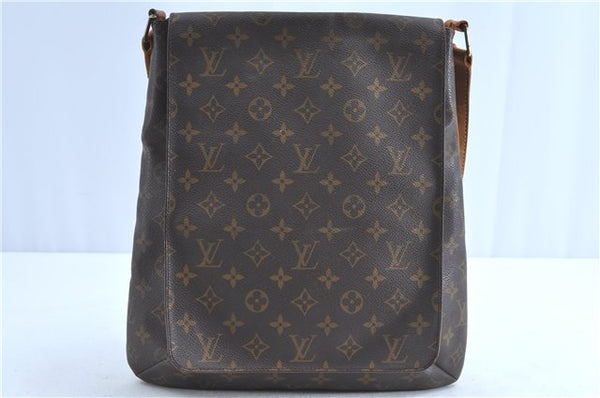 Authentic Louis Vuitton Monogram Musette Shoulder Cross Body Bag M51256 LV H9057