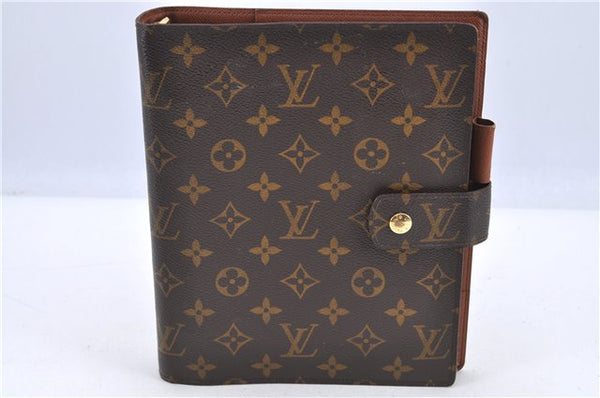 Authentic Louis Vuitton Monogram Agenda GM Day Planner Cover R20106 LV H9060