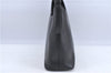 Authentic BURBERRY Vintage Leather Shoulder Bag Black H9063