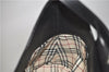 Authentic BURBERRY Vintage Leather Shoulder Bag Black H9063