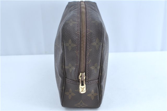 Auth Louis Vuitton Monogram Trousse Toilette 23 Clutch Hand Bag M47524 LV H9065