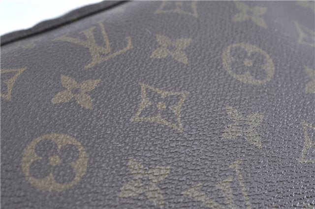 Auth Louis Vuitton Monogram Trousse Toilette 23 Clutch Hand Bag M47524 LV H9065