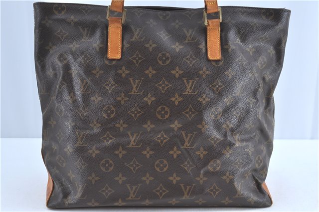 Authentic Louis Vuitton Monogram Cabas Mezzo Tote Bag M51151 LV Junk H9069