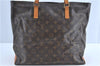 Authentic Louis Vuitton Monogram Cabas Mezzo Tote Bag M51151 LV Junk H9069