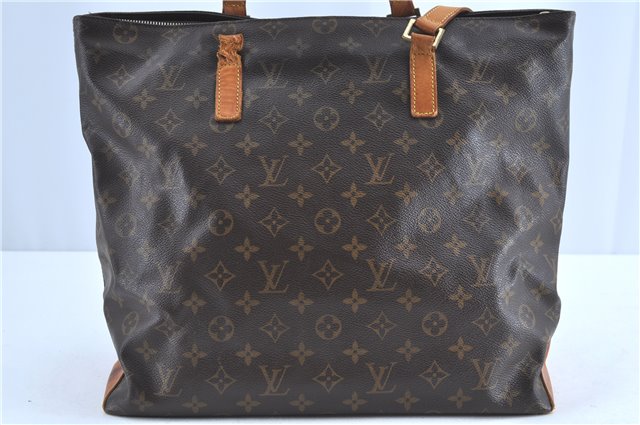 Authentic Louis Vuitton Monogram Cabas Mezzo Tote Bag M51151 LV Junk H9069