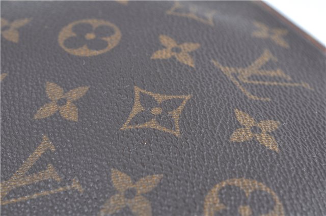 Auth Louis Vuitton Monogram Compiegne 23 Clutch Hand Bag M51847 LV H9076