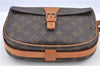 Auth Louis Vuitton Monogram Jeune Fille MM Shoulder Cross Bag M51226 LV H9078