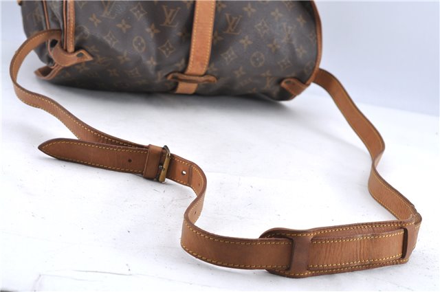 Auth Louis Vuitton Monogram Saumur 35 Shoulder Cross Body Bag M42254 LV H9086