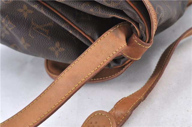 Auth Louis Vuitton Monogram Saumur 35 Shoulder Cross Body Bag M42254 LV H9086