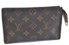 Authentic Louis Vuitton Monogram Pouch For Bucket PM LV Junk H9088