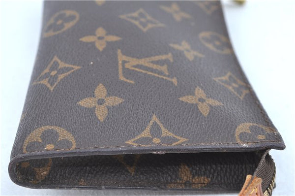 Authentic Louis Vuitton Monogram Pouch For Bucket PM LV Junk H9088