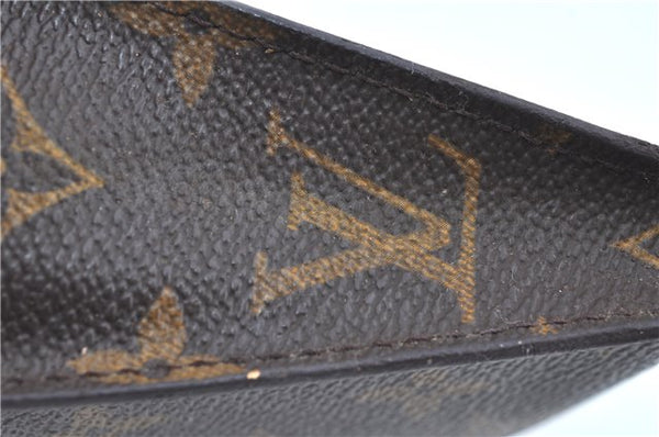 Authentic Louis Vuitton Monogram Pouch For Bucket PM LV Junk H9088