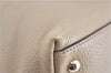 Authenic GUCCI SOHO Tassel 2Way Shoulder Tote Bag GG Leather 308362 Beige H9089