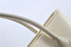 Authentic BURBERRY Vintage Leather Shoulder Bag Ivory H9092