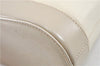 Authentic BURBERRY Vintage Leather Shoulder Bag Ivory H9092