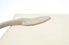 Authentic BURBERRY Vintage Leather Shoulder Bag Ivory H9092