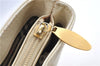 Authentic BURBERRY Vintage Leather Shoulder Bag Ivory H9092