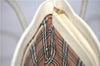 Authentic BURBERRY Vintage Leather Shoulder Bag Ivory H9092
