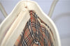 Authentic BURBERRY Vintage Leather Shoulder Bag Ivory H9092
