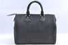 Authentic Louis Vuitton Epi Speedy 25 Hand Bag Black M59032 LV H9093