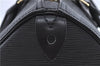 Authentic Louis Vuitton Epi Speedy 25 Hand Bag Black M59032 LV H9093