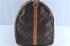 Auth Louis Vuitton Monogram Keepall Bandouliere 60 Boston Bag M41412 LV H9096