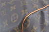 Auth Louis Vuitton Monogram Keepall Bandouliere 60 Boston Bag M41412 LV H9096