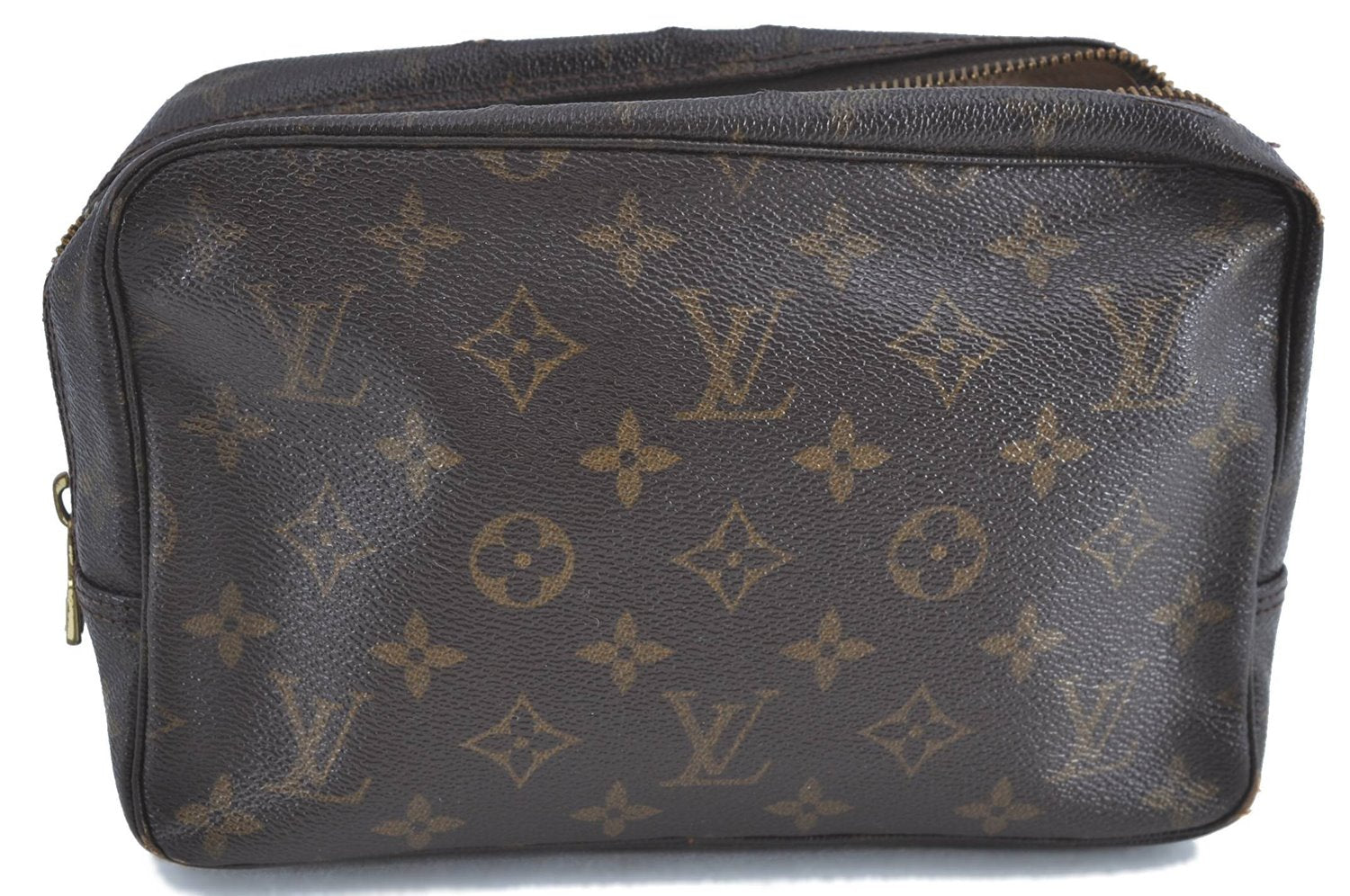 Auth Louis Vuitton Monogram Trousse Toilette 23 Clutch Bag M47524 Junk LV H9097