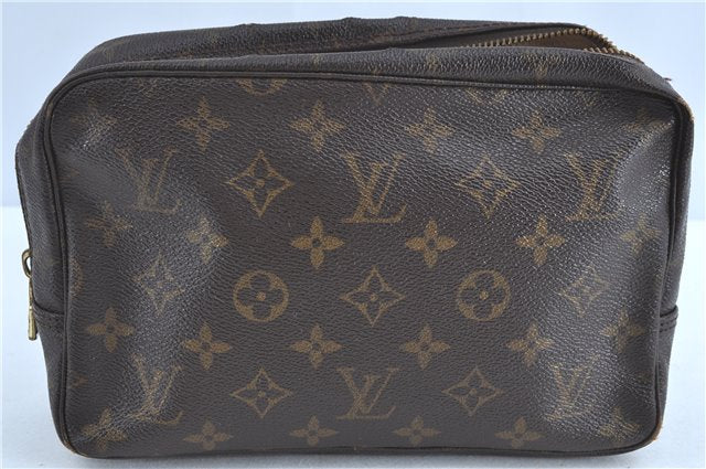 Auth Louis Vuitton Monogram Trousse Toilette 23 Clutch Bag M47524 Junk LV H9097