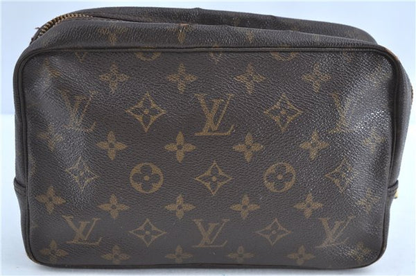 Auth Louis Vuitton Monogram Trousse Toilette 23 Clutch Bag M47524 Junk LV H9097