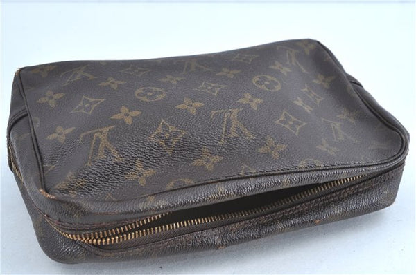 Auth Louis Vuitton Monogram Trousse Toilette 23 Clutch Bag M47524 Junk LV H9097