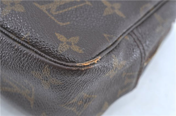 Auth Louis Vuitton Monogram Trousse Toilette 23 Clutch Bag M47524 Junk LV H9097