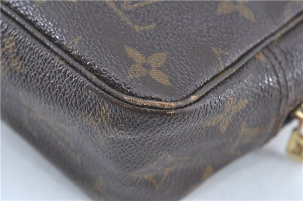 Auth Louis Vuitton Monogram Trousse Toilette 23 Clutch Bag M47524 Junk LV H9097