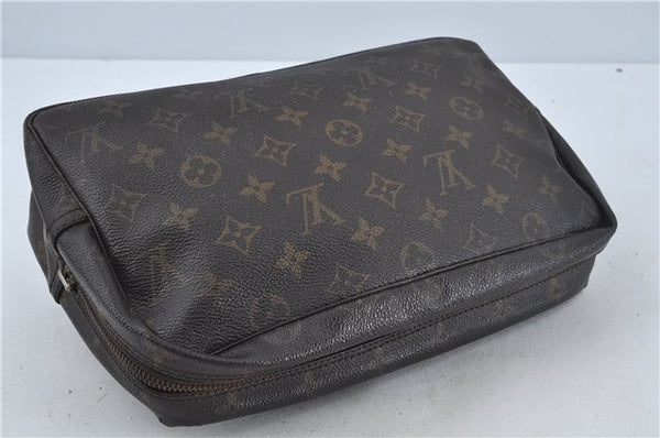 Auth Louis Vuitton Monogram Trousse Toilette 28 Clutch Bag M47522 Junk H9101