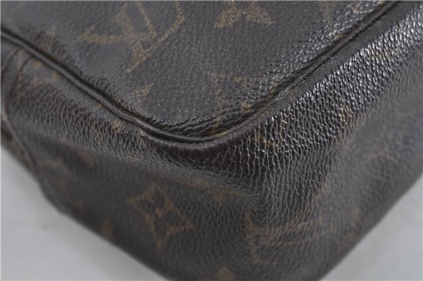 Auth Louis Vuitton Monogram Trousse Toilette 28 Clutch Bag M47522 Junk H9101