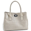 Authentic FURLA Leather Shoulder Tote Bag Ivory H9107